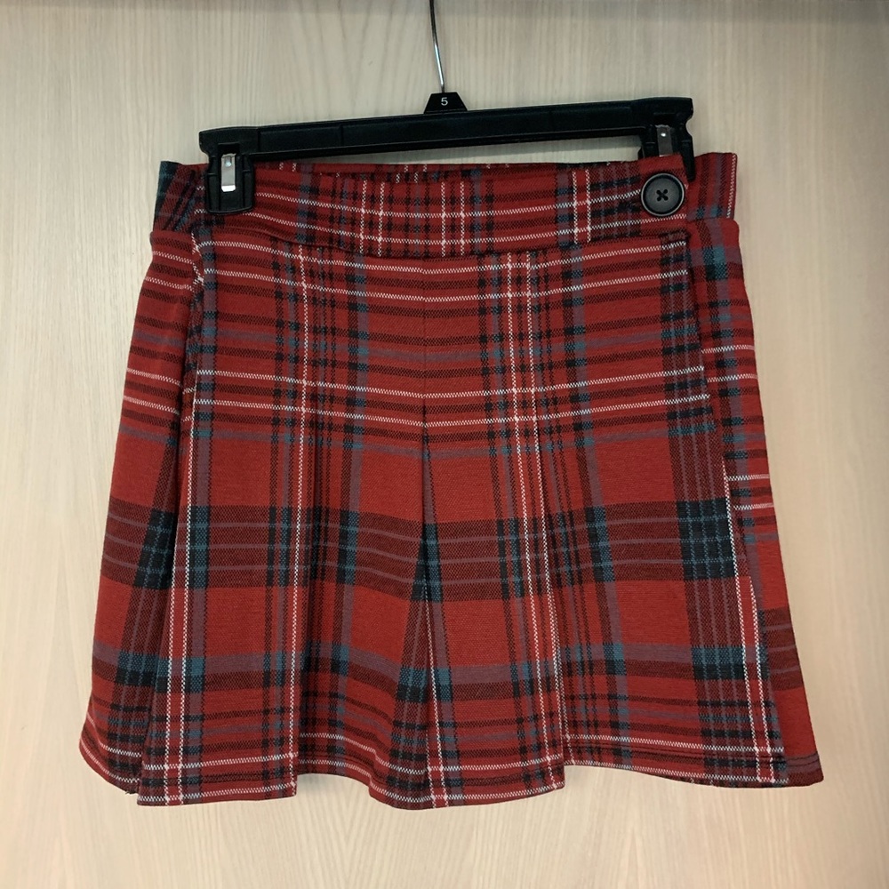 Hollister high-rise Plaid Skort
